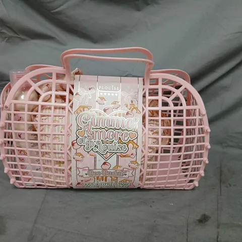 PLOUISE GIMMIE SMORE OF PLOUISE BOO BASKET JUST A LIITLE S'MORE OF THE GOOD STUFF GIFT SET