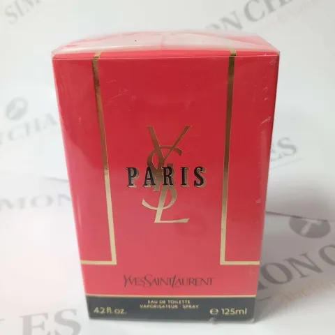 BOXED AND SEALED YVES SAINT LAURENT PARIS EAU DE TOILETTE 125ML