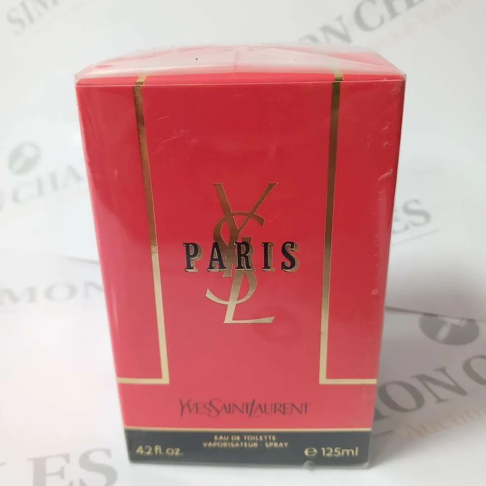 BOXED AND SEALED YVES SAINT LAURENT PARIS EAU DE TOILETTE 125ML 