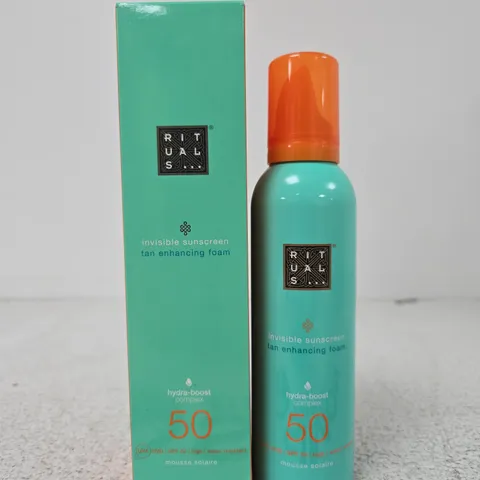 RITUALS INVISIBLE SUNSCREEN TAN ENHANCING FOAM SPF50 200ML