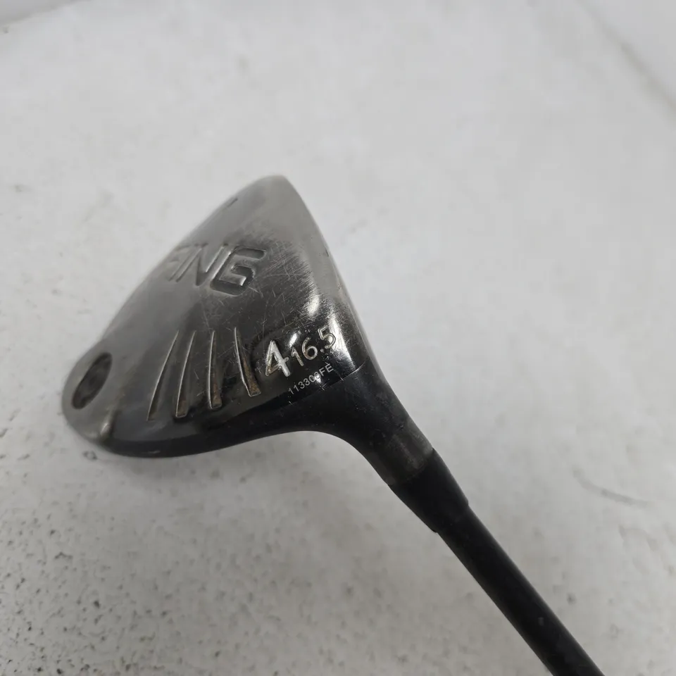 PING GOLF DRIVER WITH RIFLE SHAFT