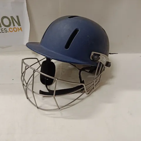 GM PURIST PRO JUNIOR CRICKET HELMET (54–59 CM) – BLUE