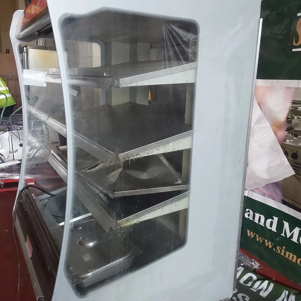 HOT FOOD SELF SERVE UNIT WITH REAR ACCESS DOORS 
