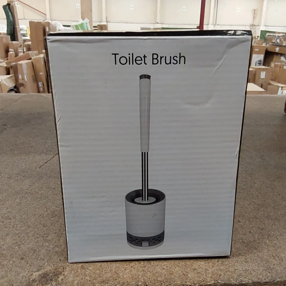 BOXED TOILET BRUSH WITH DRAINAGE HOLDER SET (1 BOX)