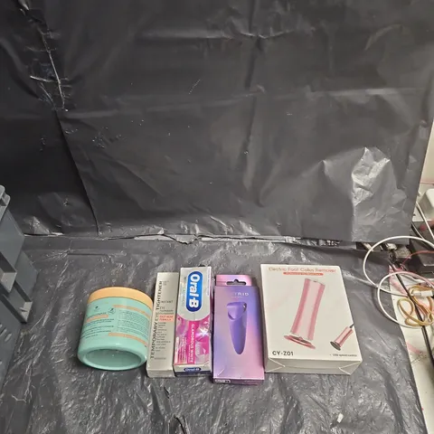 ASSORTED LOT OF APPROXIMATELY 20 ITEMS OF HEALTH & BEAUTY PRODUCTS β FOOT CALLUS REMOVER, ORAL-B KIT & HAIR CARE ITEMS (MIXED LOT).