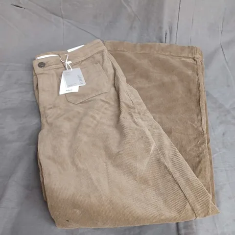 MNG CULOTTE HIGH WAIST JEANS IN KHAKI SIZE 8