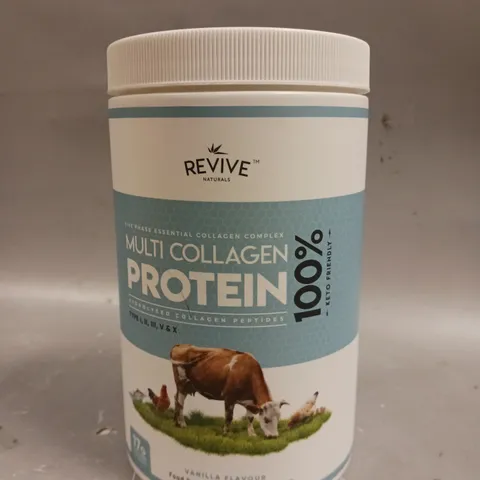 SEALED REVIVE MULTI COLLAGEN PROTEIN FOOD SUPPLEMENT - VANILLA - 400G
