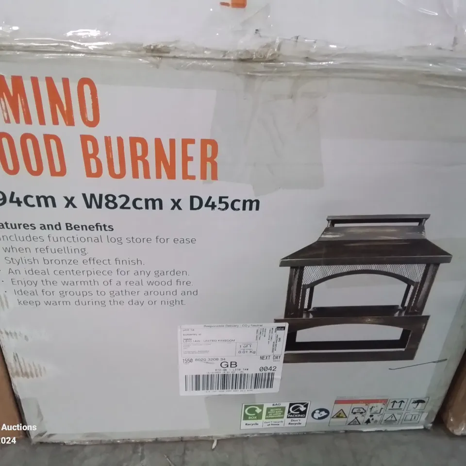 BOXED CAMINO WOOD BURNER 