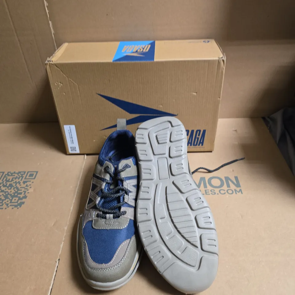 BOXED OSAGA 1964 TRAINERS – BLUE/GREY - EUR SIZE 44 