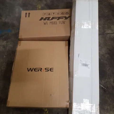 PALLET CONTAINING ASSORTED PRODUCTS INCLUDING SOLAR STREET LIGHTS, MODERN FLOOR LAMP STANDING LIGHT & LIDS SCOOTER