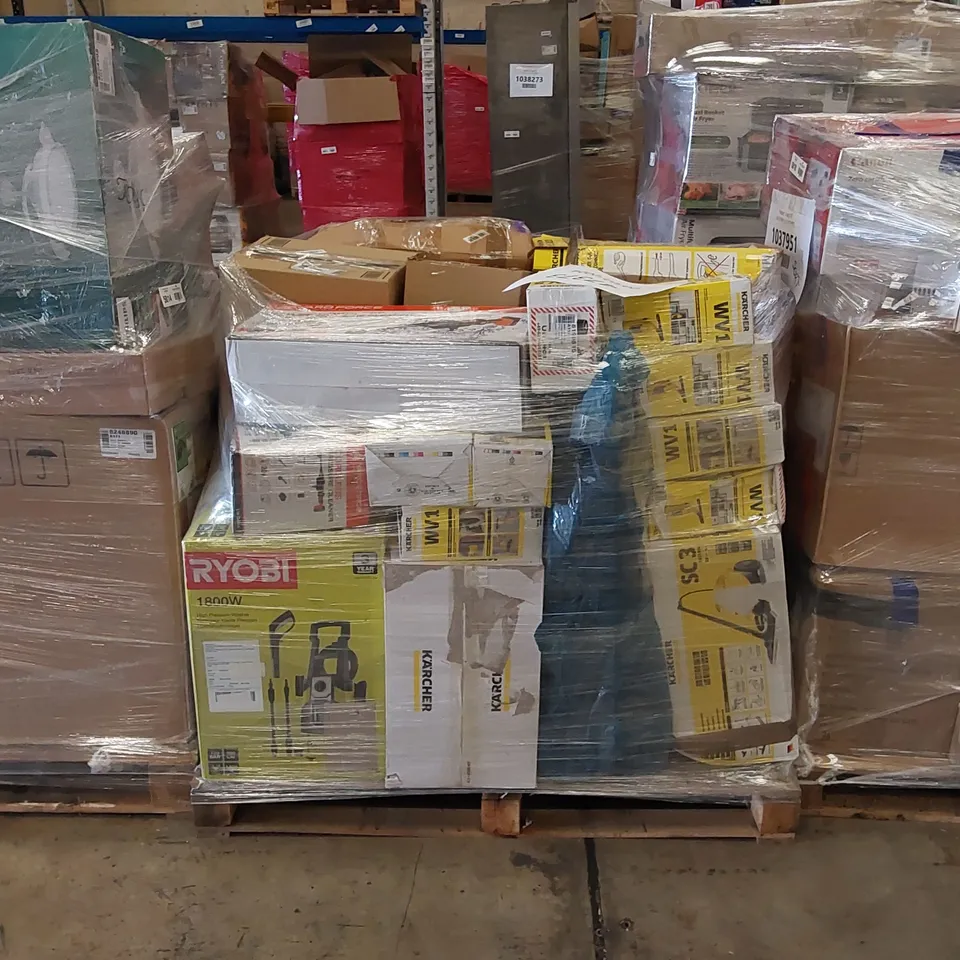 PALLET OF APPROXIMATELY 32 UNPROCESSED RAW RETURN HOUSEHOLD AND ELECTRICAL GOODS TO INCLUDE;