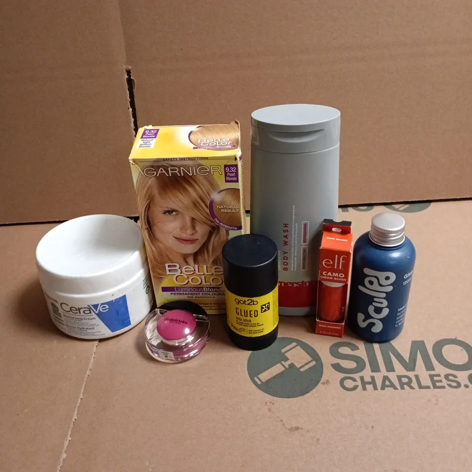 APPROXIMATEY 20 ASSORTED HEALTH AND BEAUTY PRODUCTS TO INCLUDE - GARNIER BELLE COLOUR - CERAVE MOISTURISING CREAM AND CORNERSTONE BODY WASH