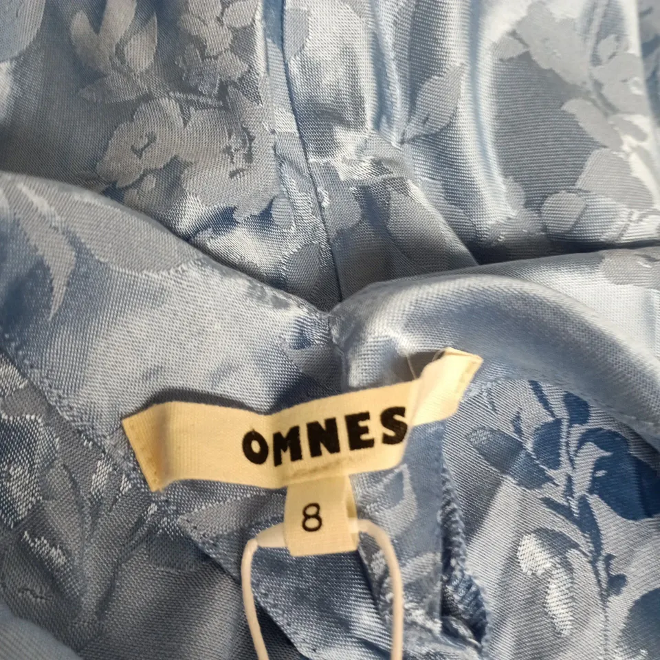 OMNES IRIS JACQUARD DRESS – VISTA BLUE, UK 8