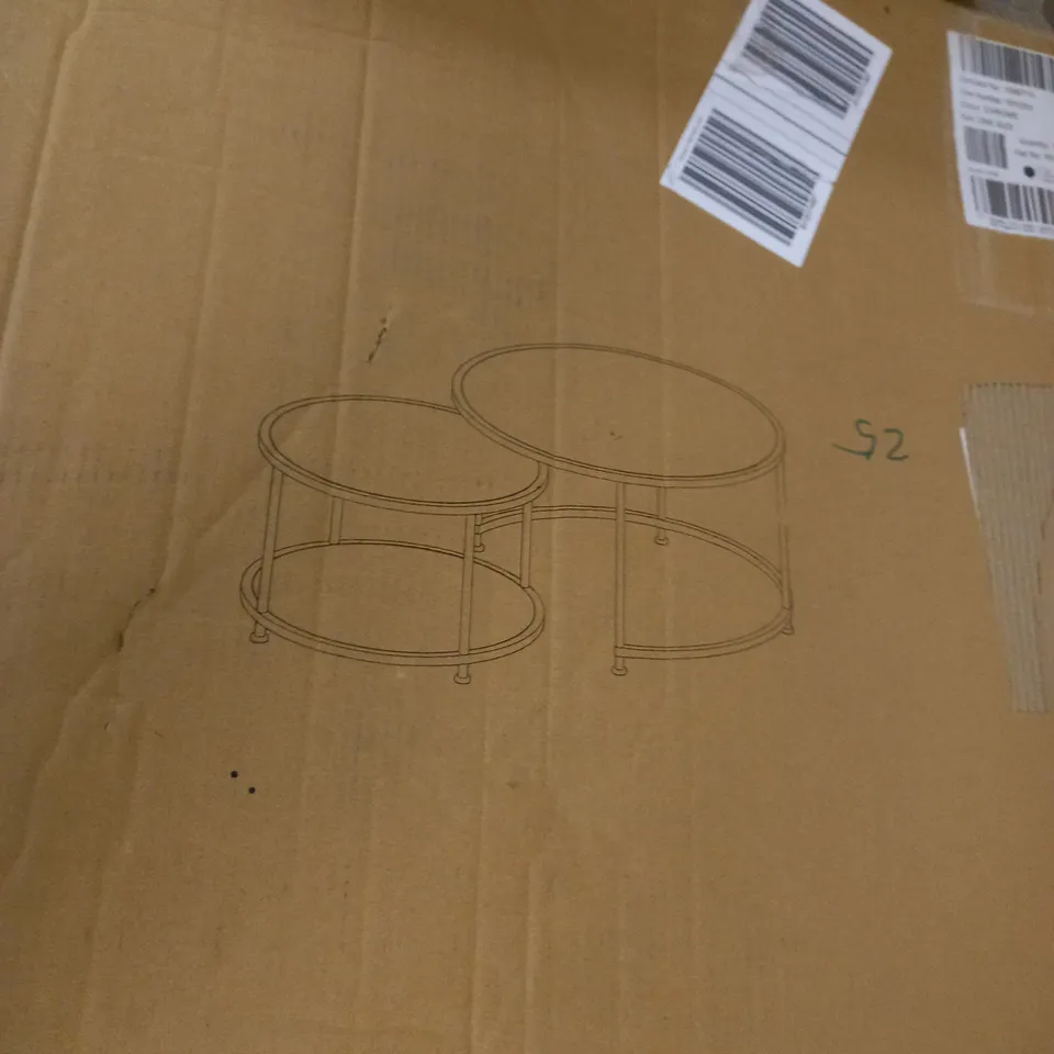 BOXED ARUBA NEW COFFEE NEST OF TABLES RRP £199
