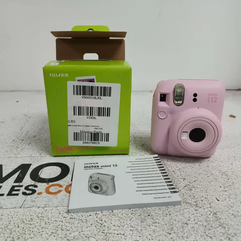 BOXED FUJIFILM INSTAX MINI 12 INSTANT CAMERA 