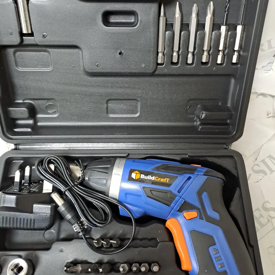 BOXED BUILDCRAFT TWIST HANDLE 3.6V SCREWDRIVER SET