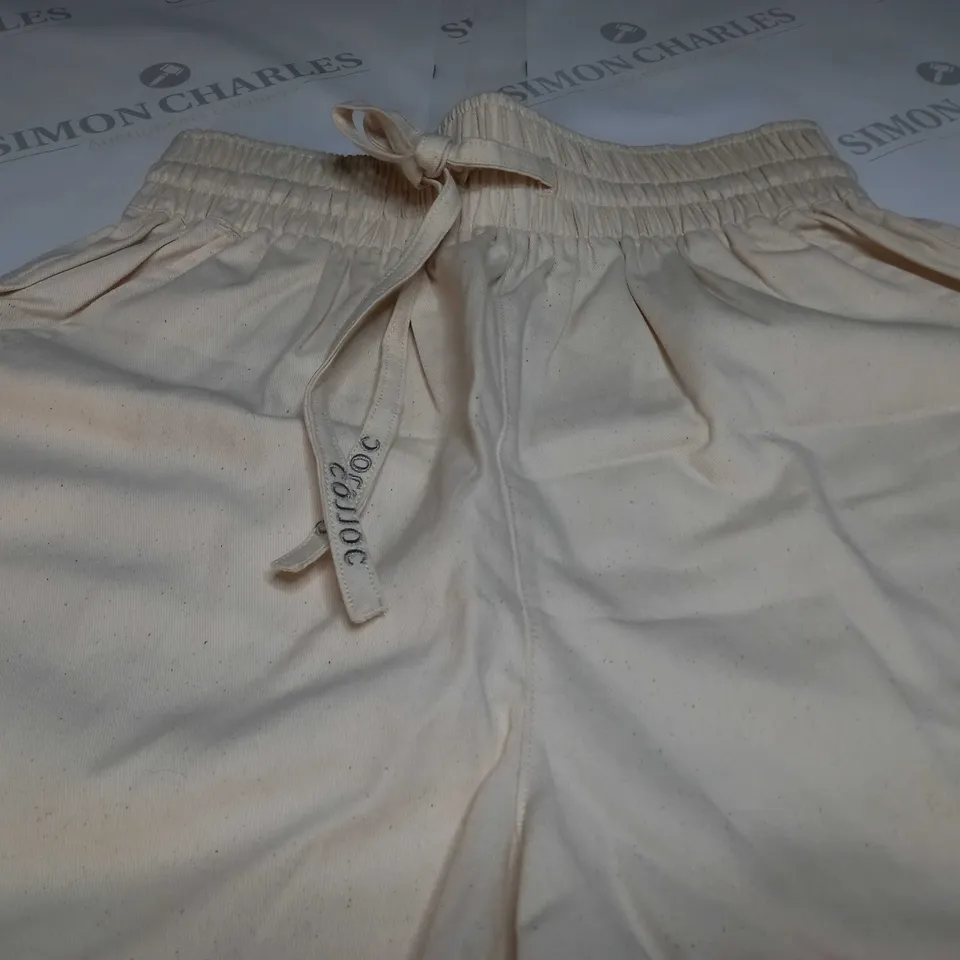 COJJOC COTTON SHORTS IN BEIGE - SMALL