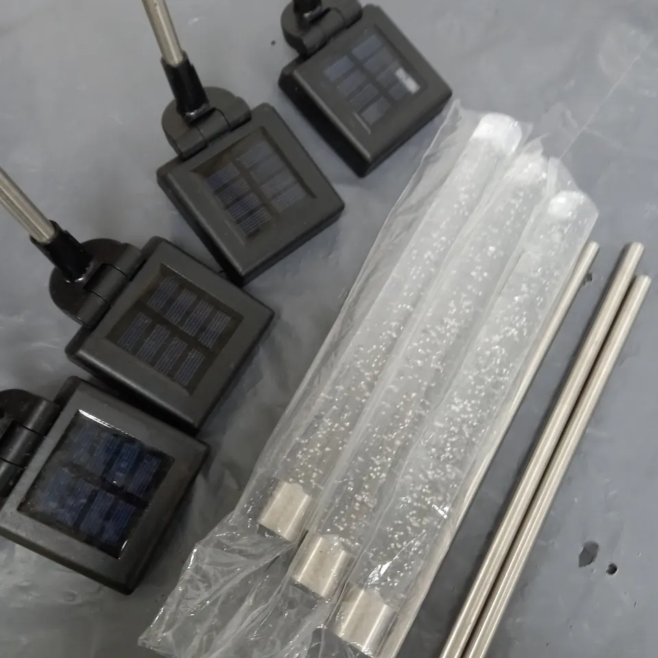 BELL & HOWELL GLIMMER STICKS SET OF 3 SOLAR PATHWAY LIGHTS