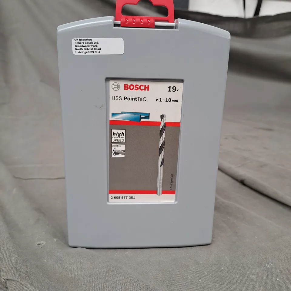 BOSCH 19 PIECE HSS POINT DRILL BIT SET