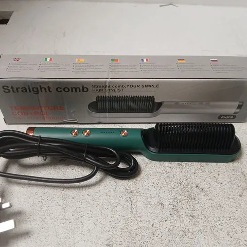 STRAIGHT COMB TEMPERATURE CONTROL HAIR STRAIGHTENER 