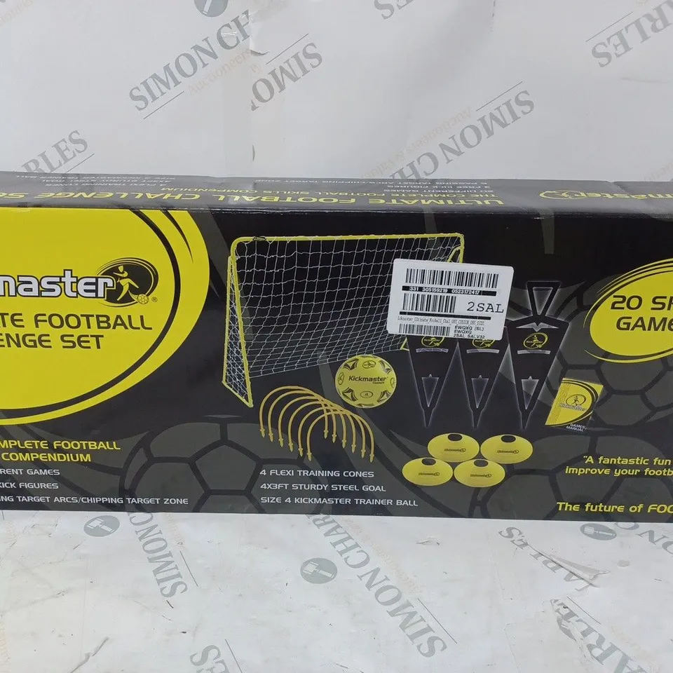 KICKMASTER ULTIMATE FOOTBALL CHALLENGE SET  RRP £42.99