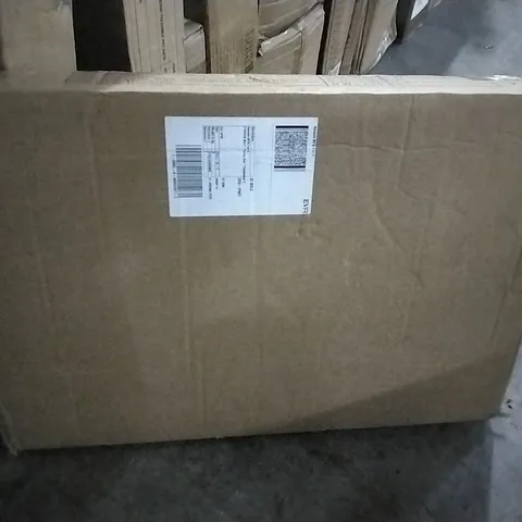 BOXED NIGHT TABLE RAW WOOD GRAIN + WHITE FRAME SC1742