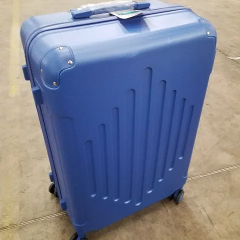 BOXED FCH 3PC HARD SHELL TRAVEL SUITCASES - BLUE