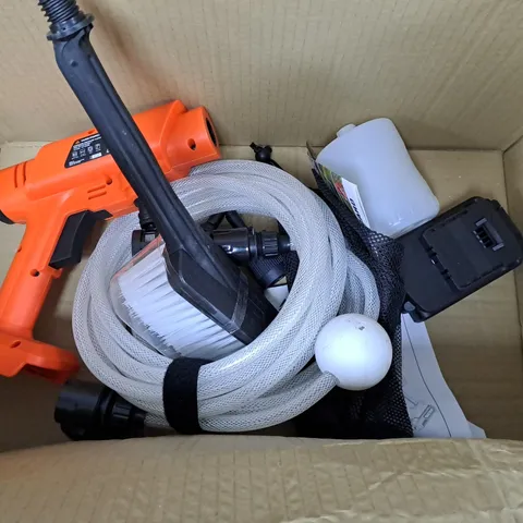 YARD FORCE 20V CORDLESS PRESSURE WASHER KIT – HOSE, GUN & DETERGENT BOTTLE
