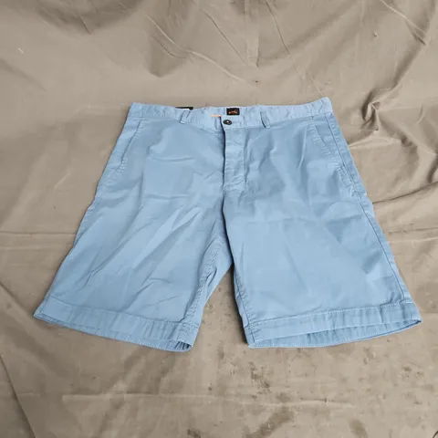 BOSS CHINO SLIM SHORTS IN BLUE SI 34W