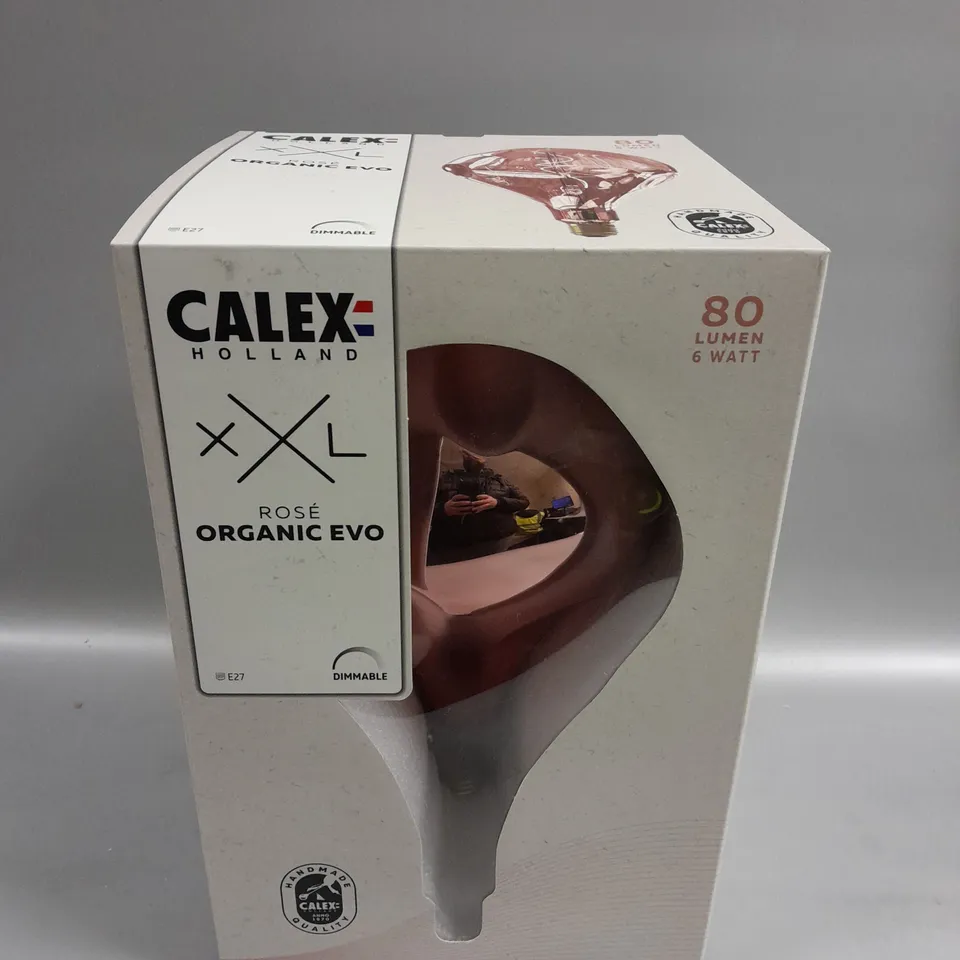 BOXED CALEX LED XXL ORGANIC EVO ROSE LAMP - E27