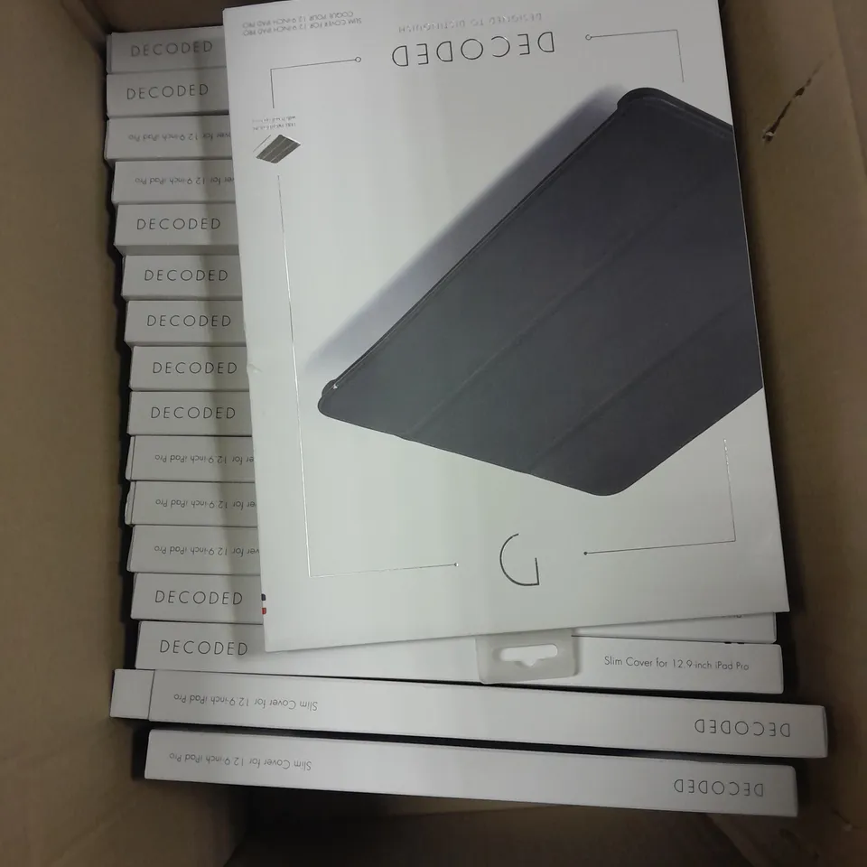 18 X BOXED DECODED SLIM COVER CASES FOR IPAD 12.9" PRO