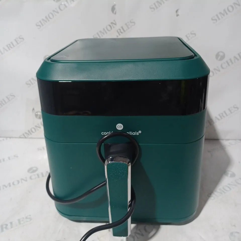BOXED COOKS ESSENTIALS 5.8L AIR FRYER, EMERALD GREEN