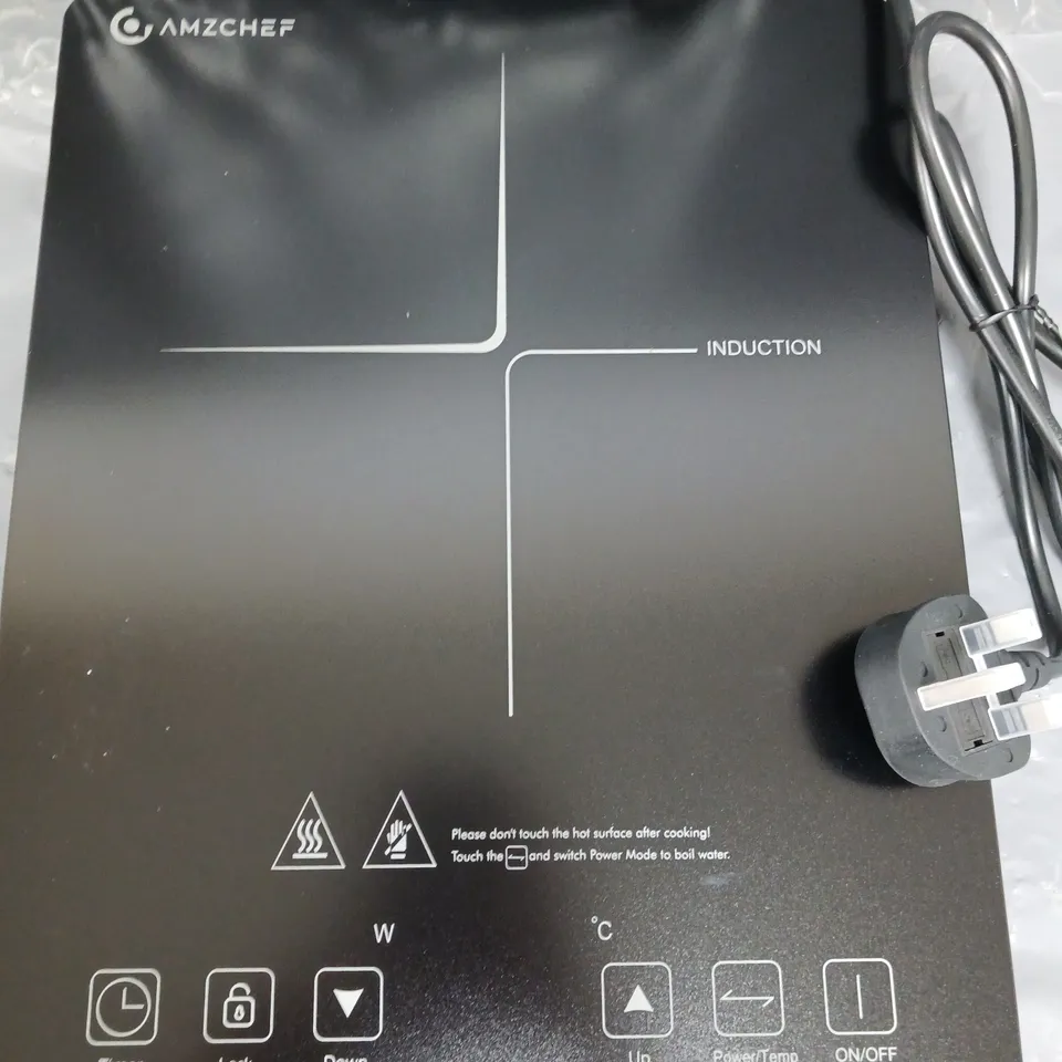 BOXED AMZCHEF SINGLE INDUCTION COOKER