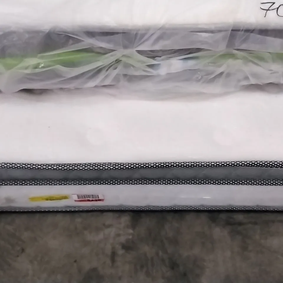 QUALITY BAGGED CALTHORPE PILLOW TOP POCKET SPRUNG 4'6FT MATTRESS