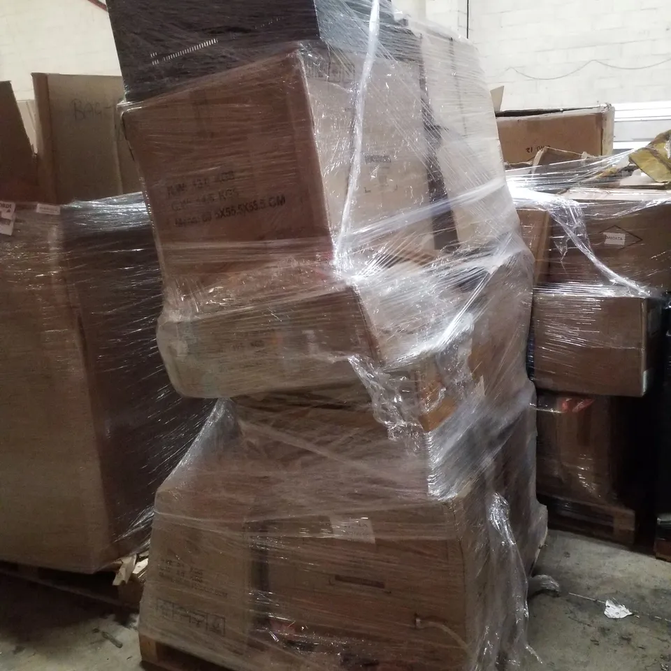 PALLET CONTAINING ASSORTED NETWORK CABINETS