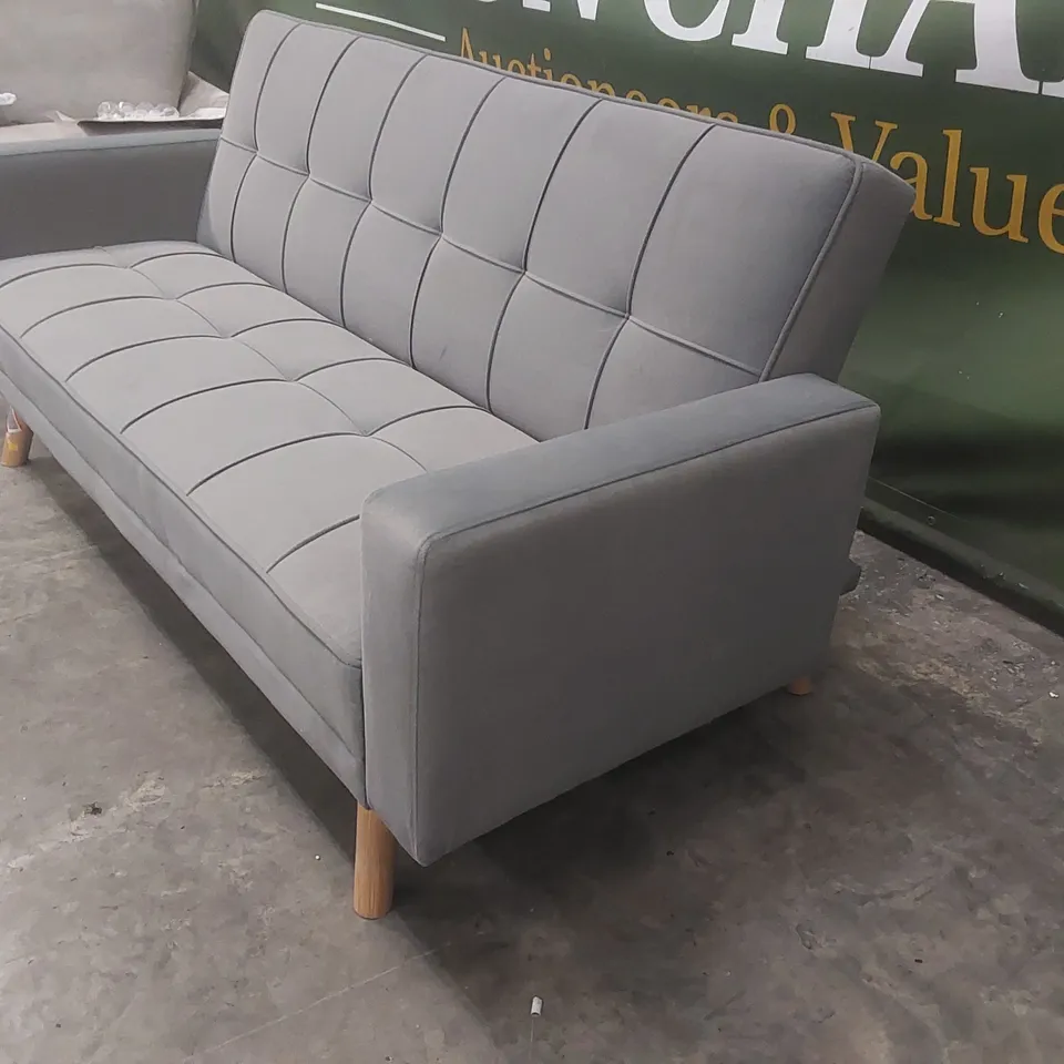 QUALITY DESIGNER MODA FORM 185CM SQUARE ARMS SOFA BED