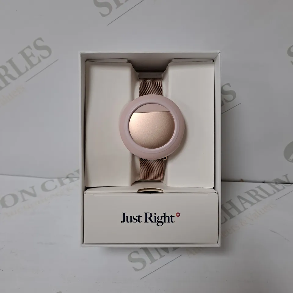 BOXED EMBR LABS WAVE 2 COOLING & WARMING WRISTBAND IN ROSE GOLD