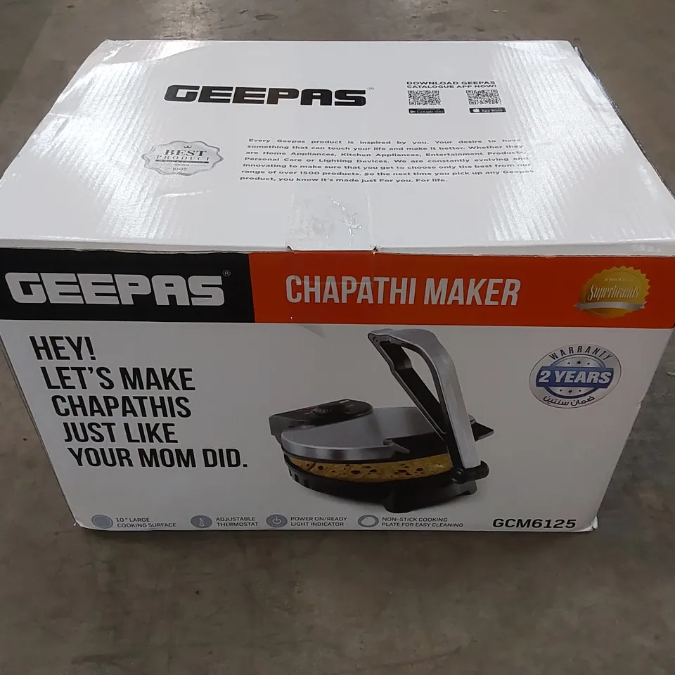 BOXED GEEPAS NON STICK SPECIALTY CHAPATHI MAKER