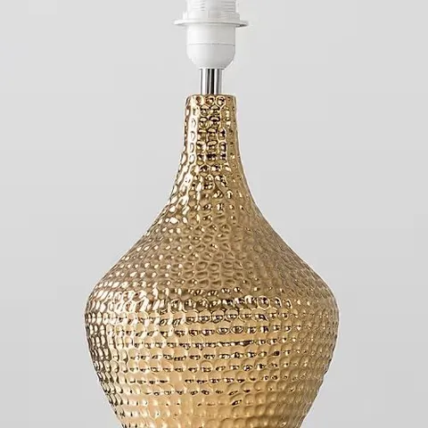 BOXED  BAILEY GOLD CERAMIC TABLE LAMP GOLD / CERAMIC 