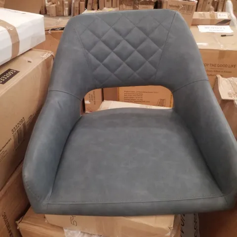 BOXED BAR STOOLS (SET OF 2) - BLUEGREY