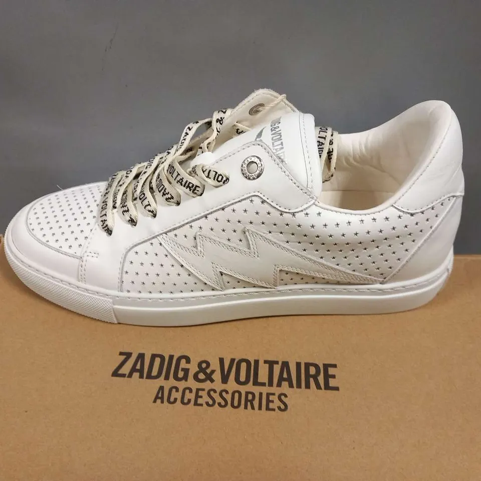 BOXED ZADIG AND VOLTAIRE LA FLASH SMOOTH CALFSKIN SIZE 40