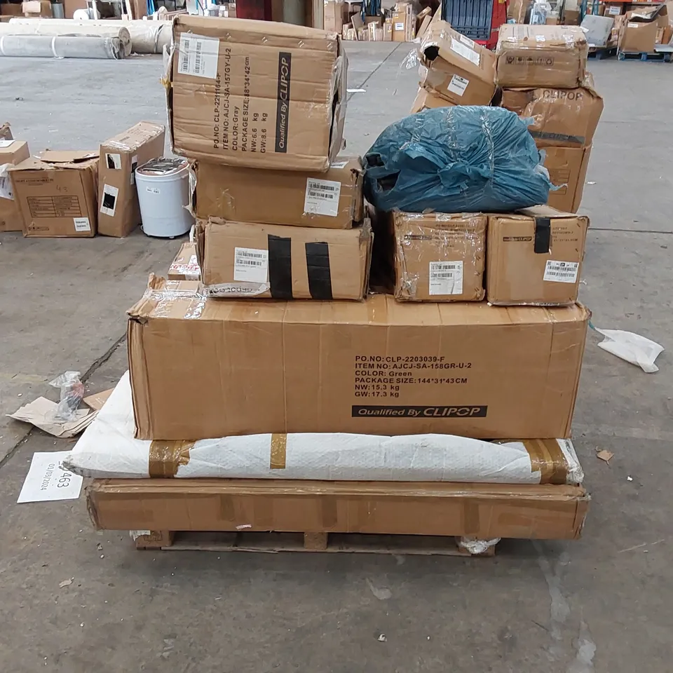 PALLET TO CONTAIN ASSORTED BOXED FURNITURE AND FURNITURE PARTS