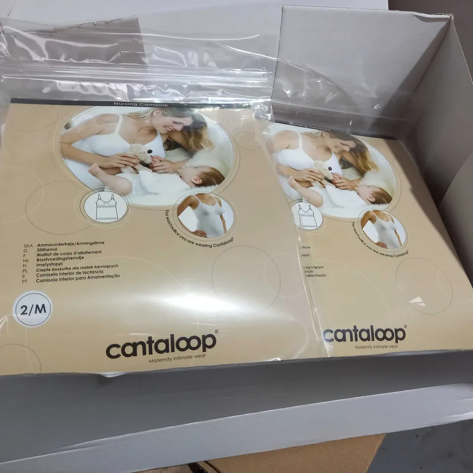 CANTALOOP NURSING CAMISOLE WHITE, MEDIUM APPROX. 10pc