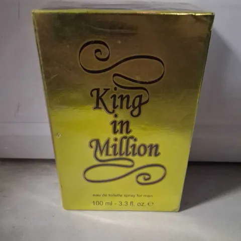 BOXED AND SEALED KING IN MILLION EAU DE TOILETTE 100ML
