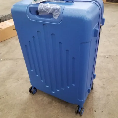 BOXED FCH 3PC HARD SHELL TRAVEL SUITCASES - BLUE