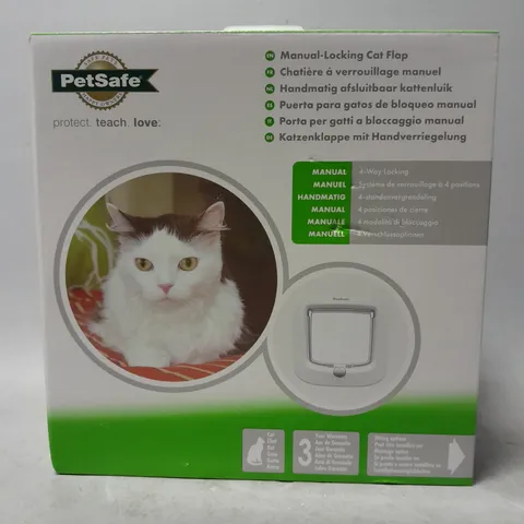 PETSAFE STAYWELL EASY INSTALL CAT FLAP MANUAL 4 WAY LOCKING SIMPLE CAT DOOR