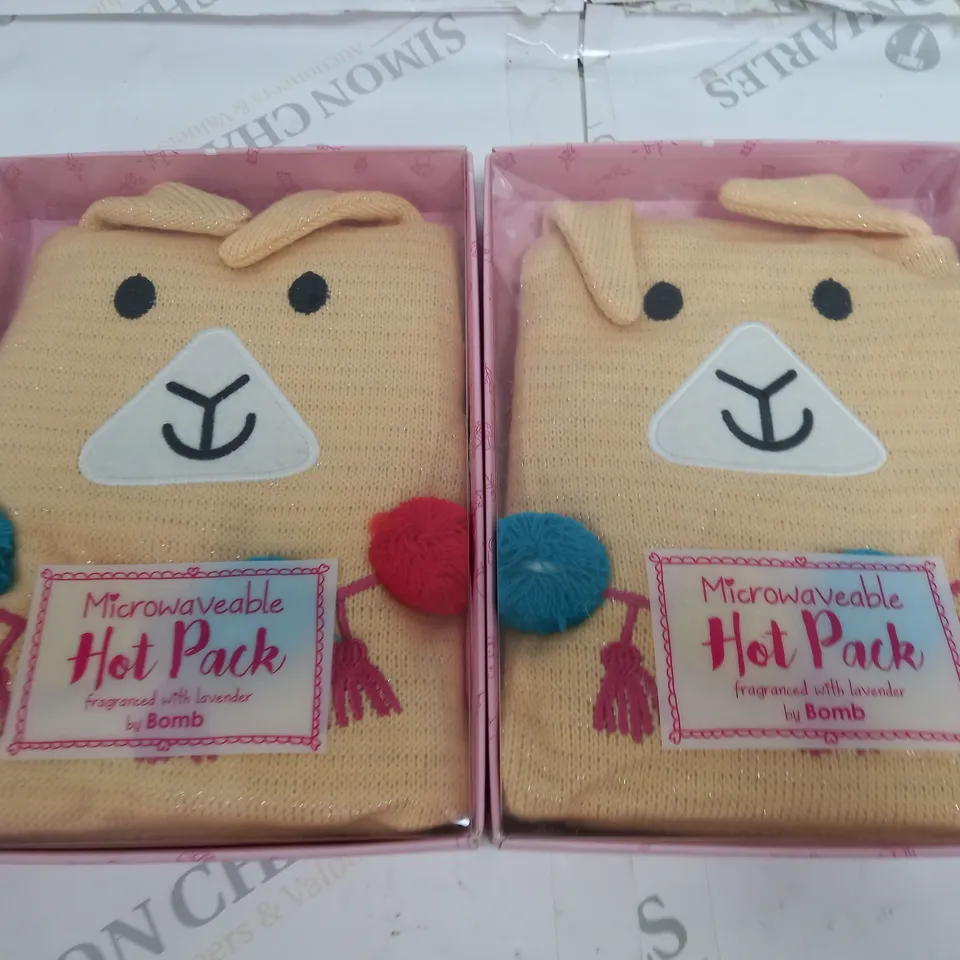 LOT OF LUCY LLAMA MICROWAVABLE HOT PACKS