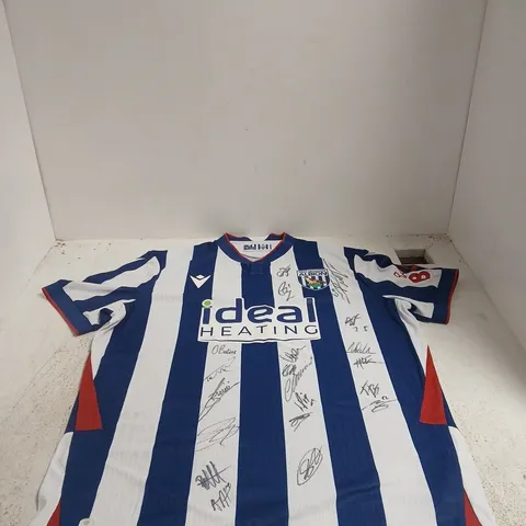 SIGNED WEST BROMWICH ALBION FOOTBALL CLUB HOME SHIRT