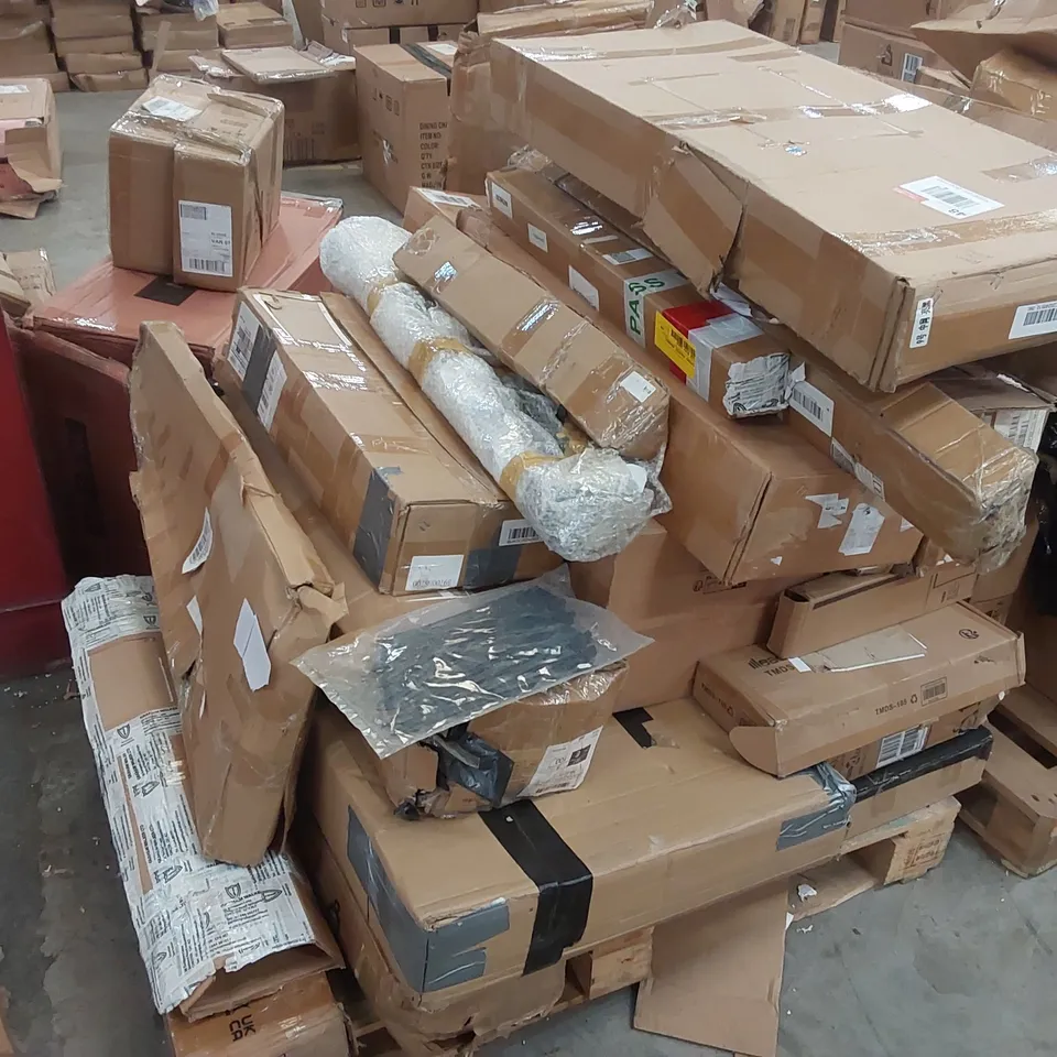 PALLET OF ASSORTED CONSUMER PRODUCTS PARTS