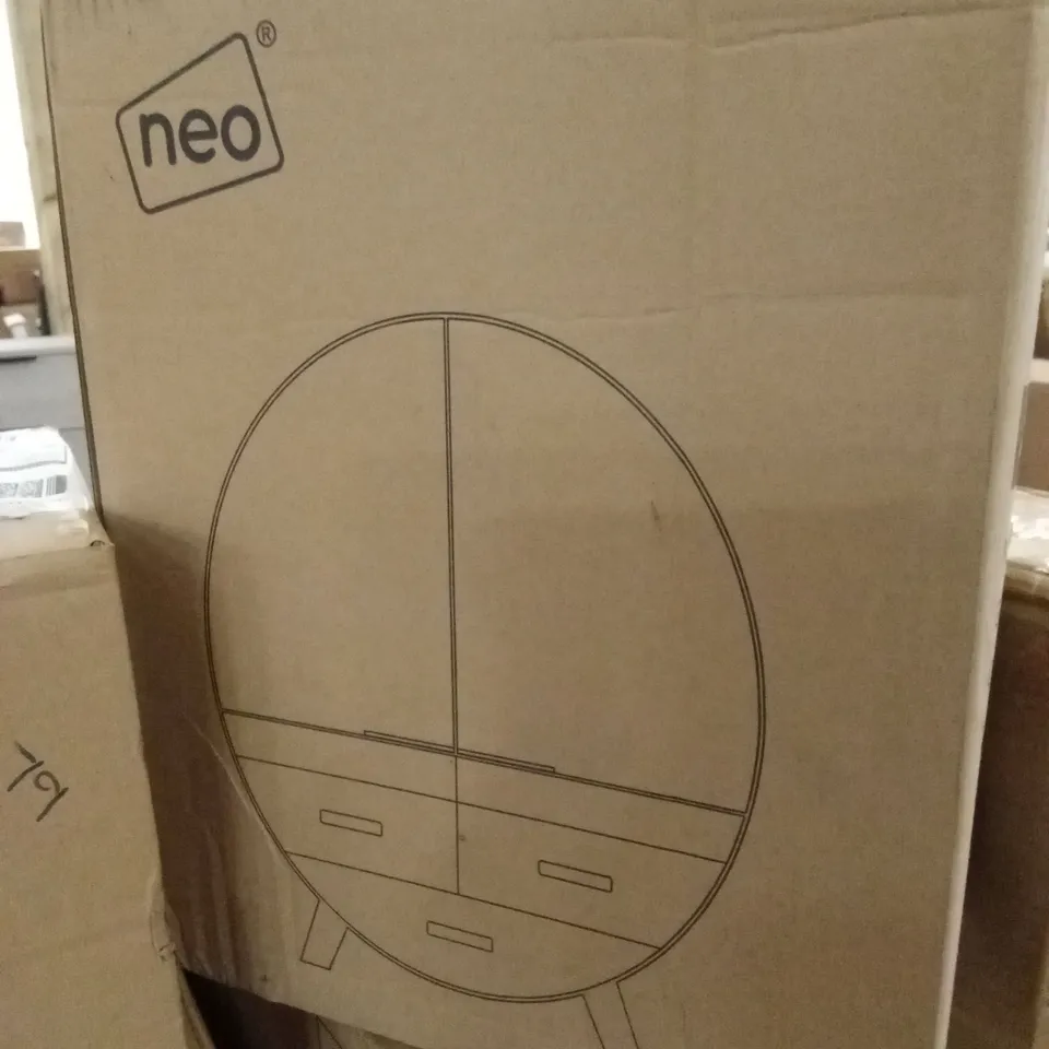 BOXED NEO WALL MOUNTED 2-DRAWER VANITY UNIT (1 BOX)
